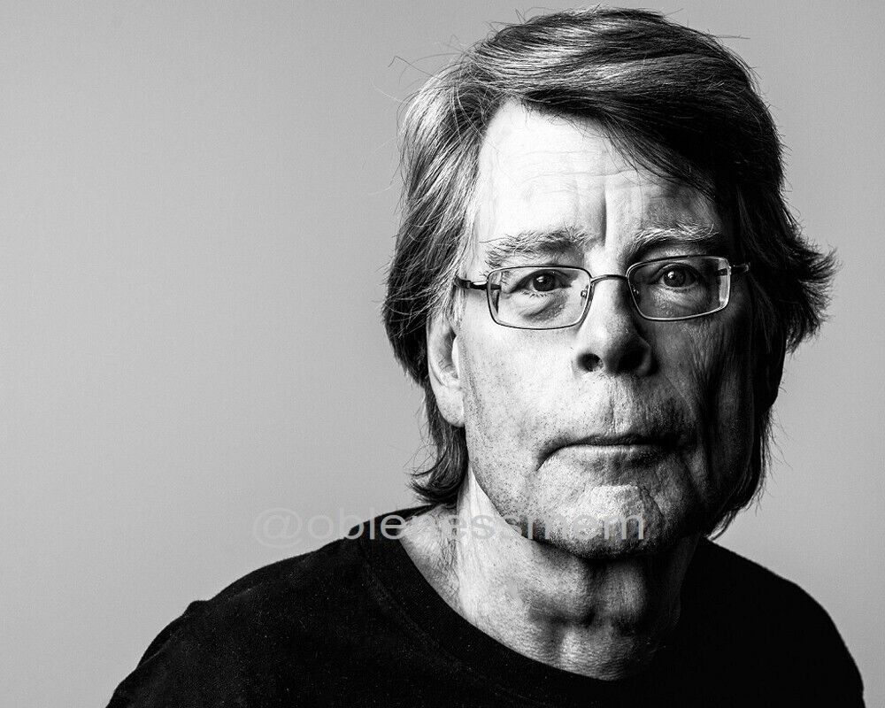 8x10 STEPHEN KING GLOSSY PHOTO horror author photograph picture print