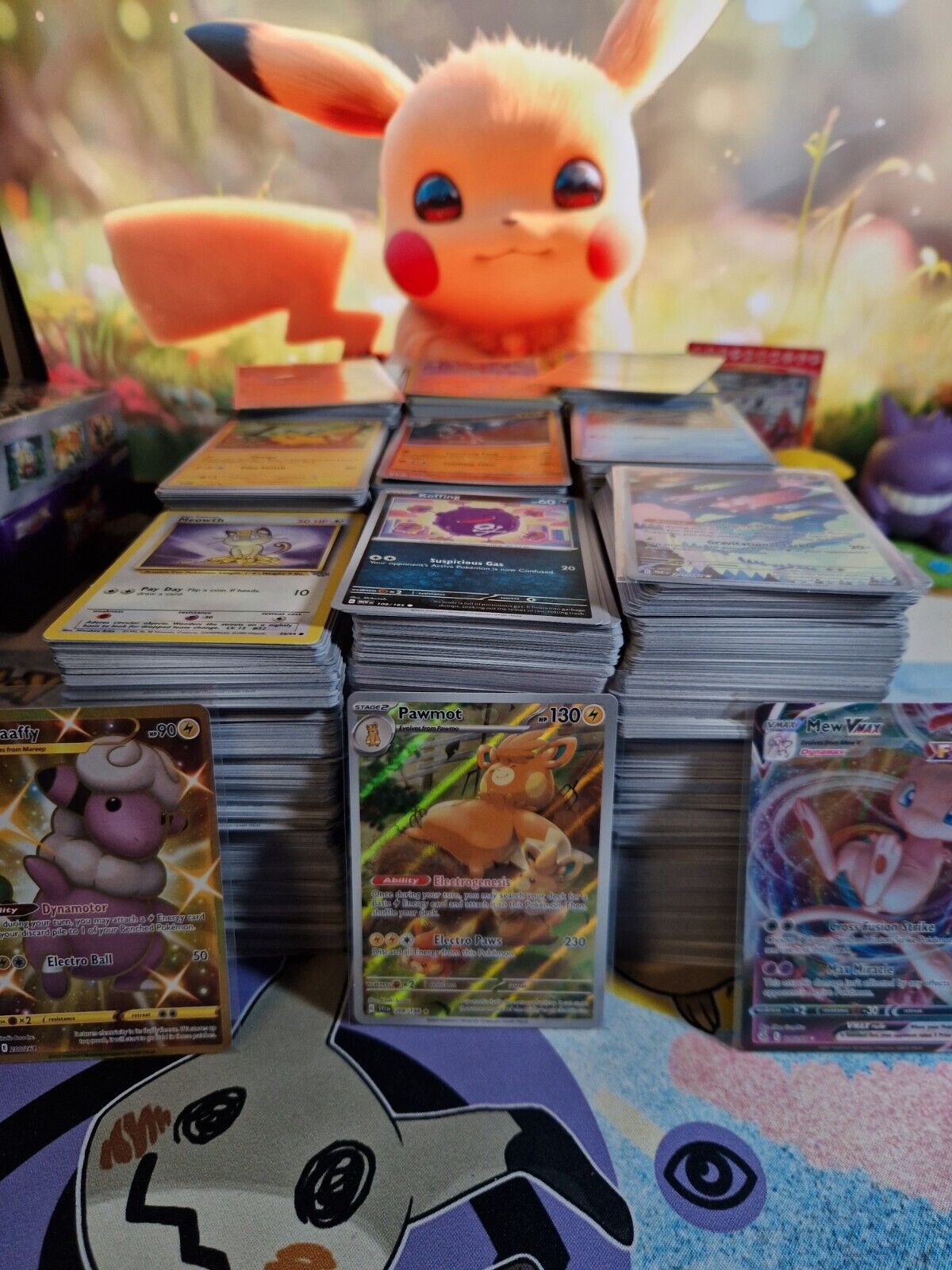 Pokemon Cards Collection Bundle 5-1000 Joblot Guaranteed Rare Holo V/EX/VMAX Tin