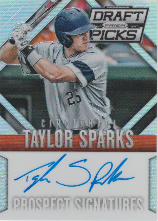 Taylor Sparks 2014 Panini Prizm Draft Picks rookie auto autograph RC card 58