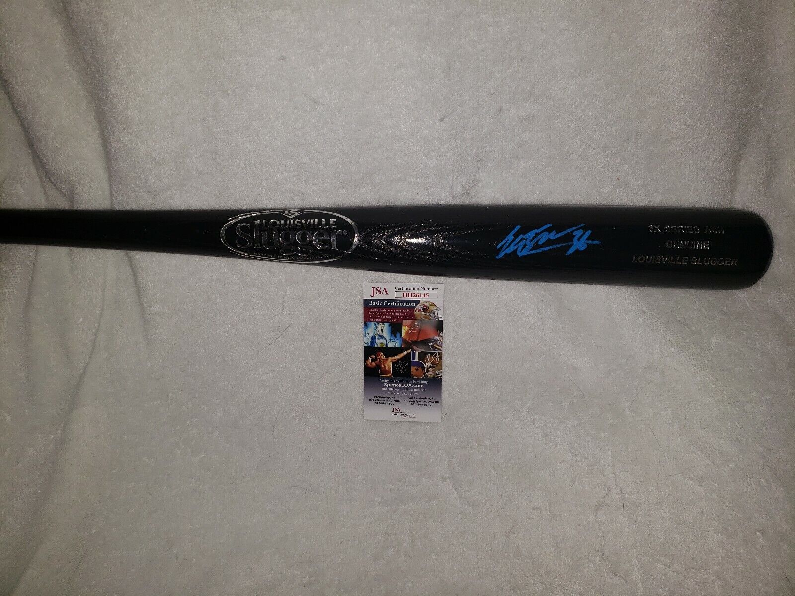 Mike Ford Signd Baseball Bat JSA Authenticated 