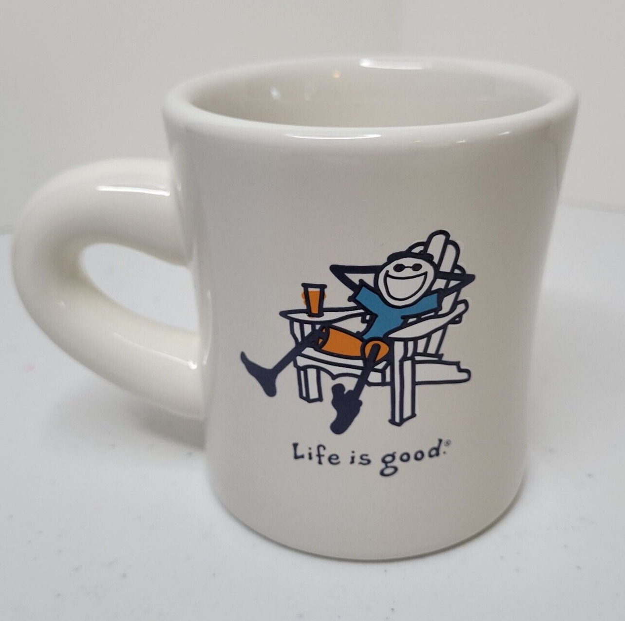 Life Is Good Do What You Like, Like What You Do Diner Mug Relaxing Chair Dad Cup