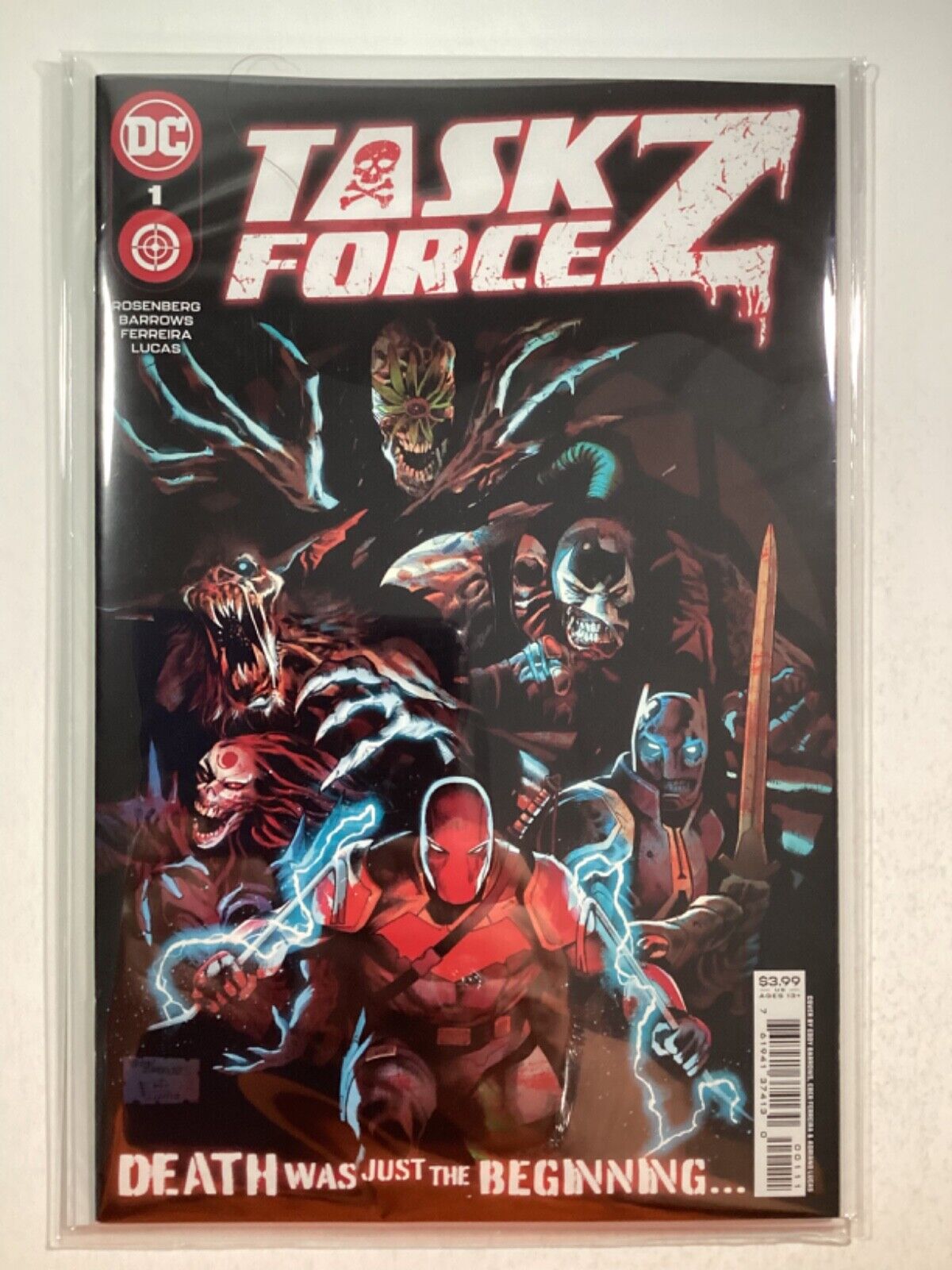 TASK FORCE Z (2021 DC) #1A VF/NM 9.0🥇1st TEAM APPEARANCE OF TASK FORCE Z🥇