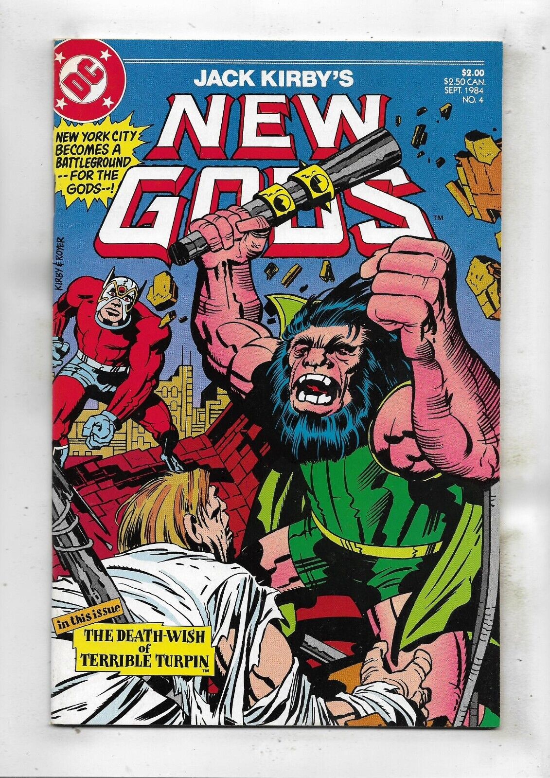 New Gods 1984 #4 Very Fine Jack Kirby