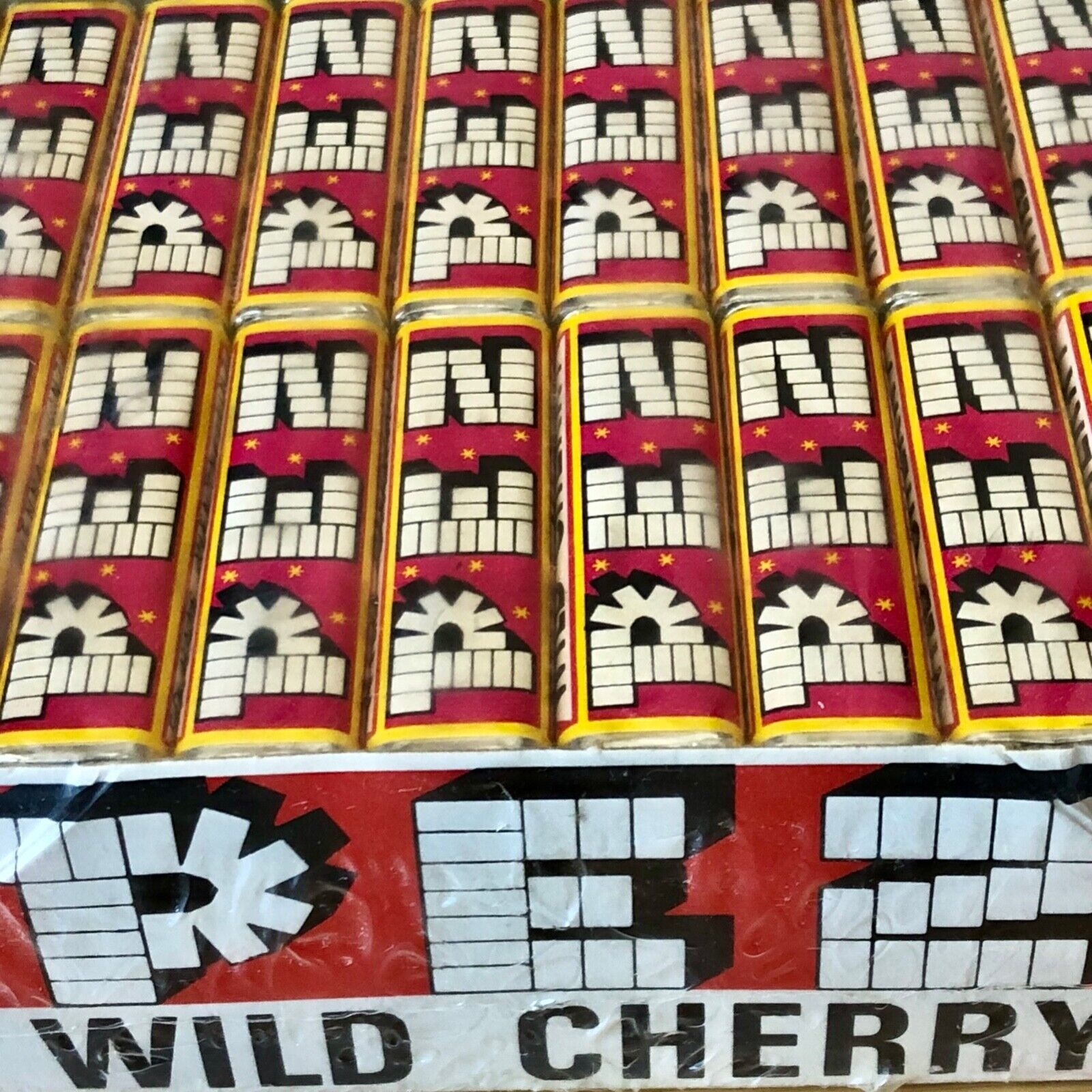 100 ct. Box of Vintage Wild Cherry PEZ - 1960\'s Austria