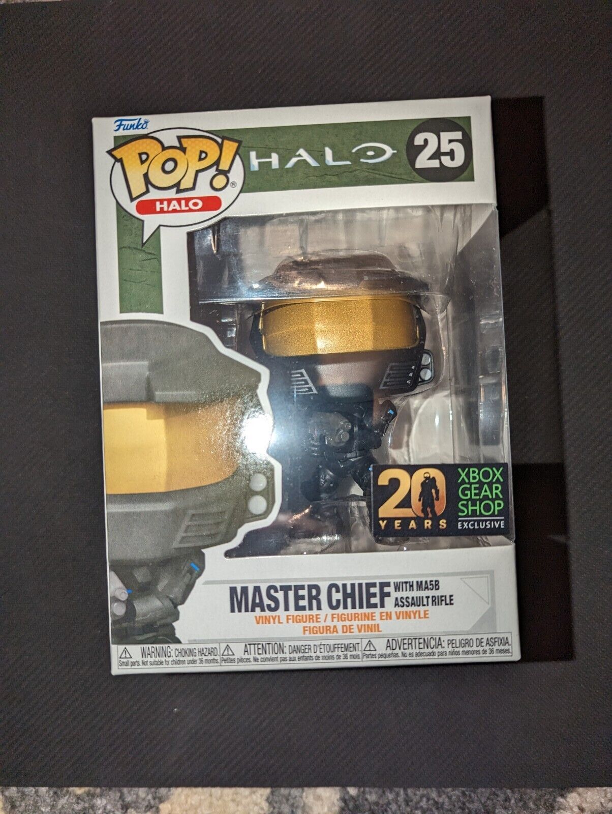 Funko Pop - Halo - MASTER CHIEF #25 - Xbox Gear Shop Excl. Excellent Condition