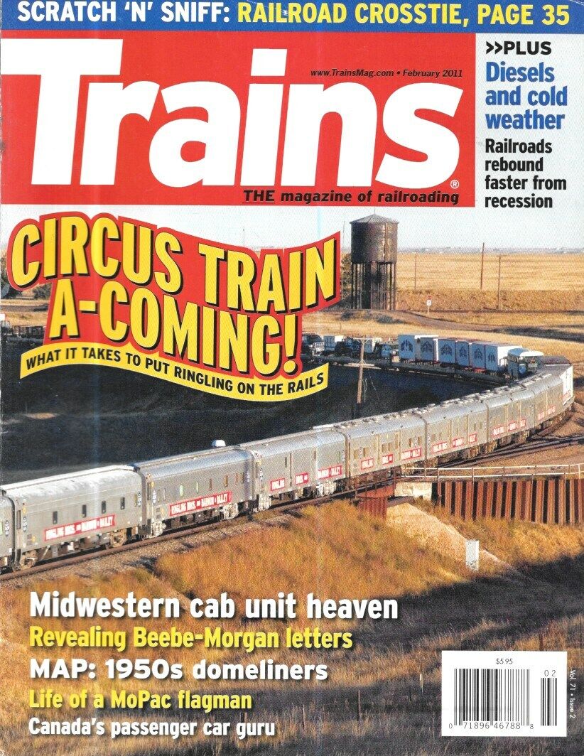 Trains February 2011 Railroad Scents Domeliners Ringling Brothers Circus Train