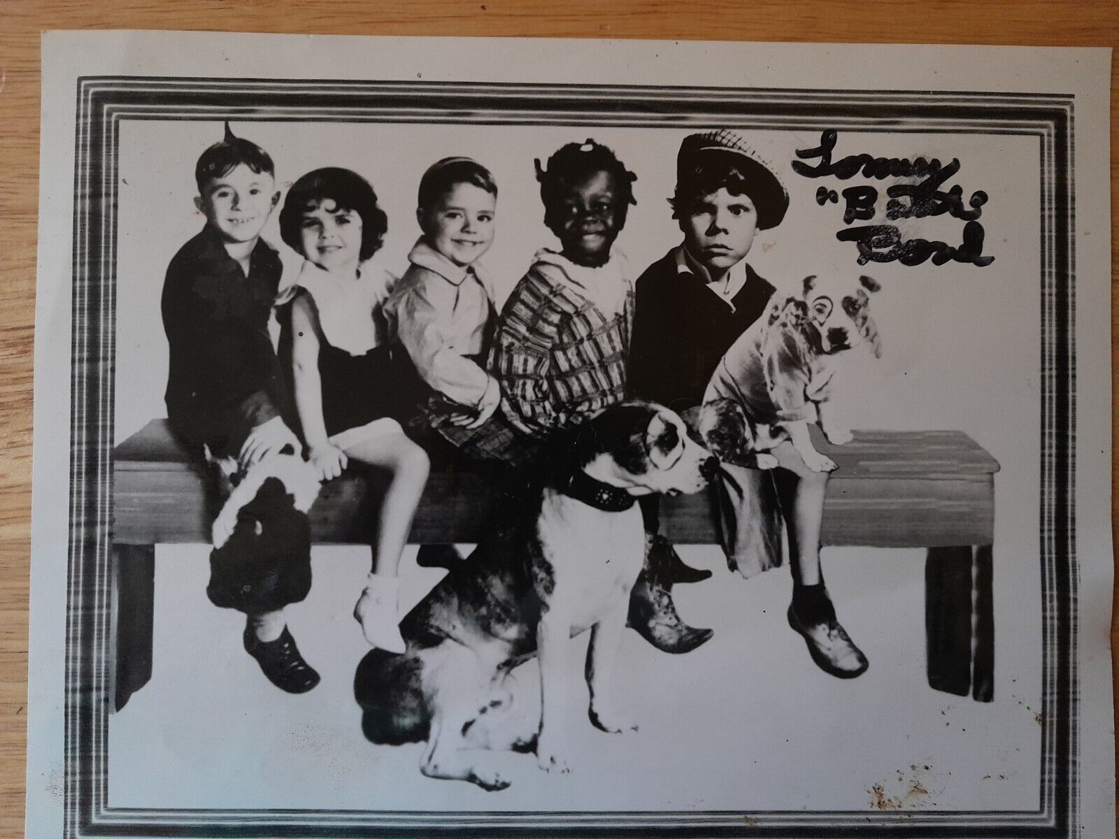 BUTCH Our Gang Little Rascals photo SIGNED