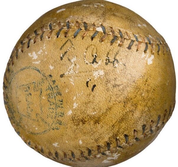 1910s Ty Cobb Single Signed Official Ban Johnson Baseball Playing Days PSA & SGC