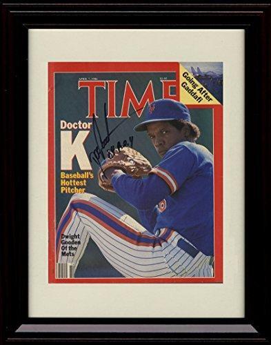 Gallery Framed Dwight Doc Gooden Time Magazine Autograph Replica Print - Dr. K