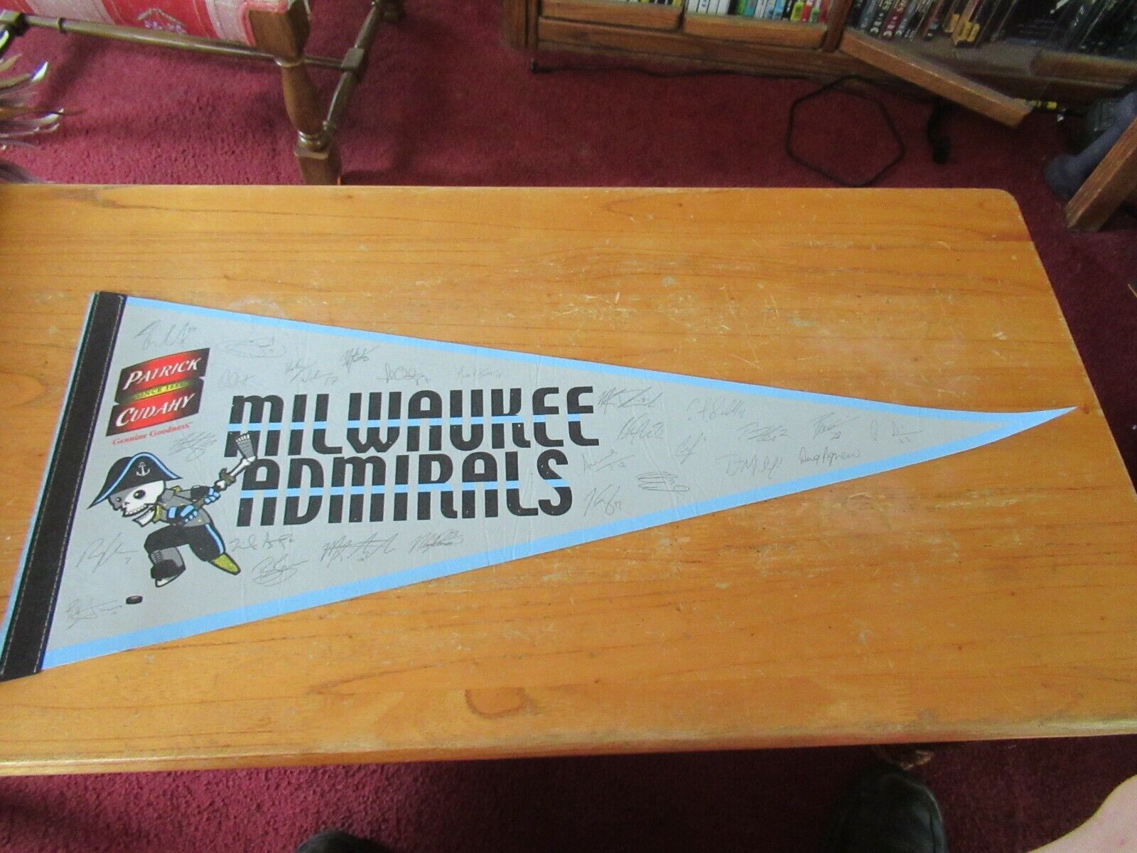 Milwaukee Admirals IHL 2000s vintage Pennant NICE #2