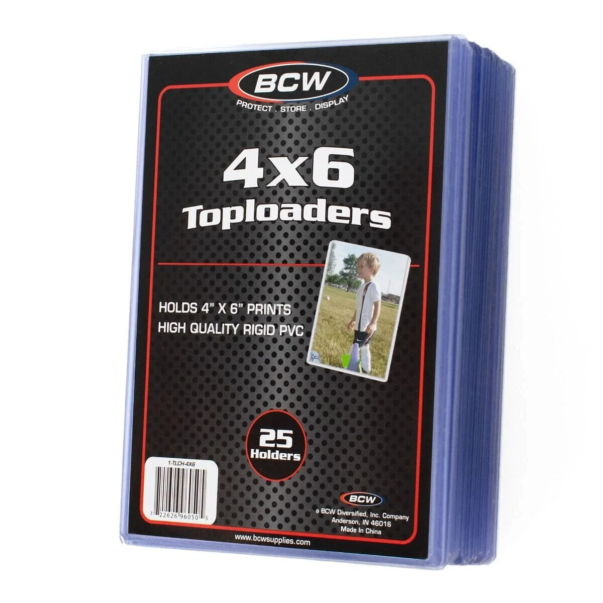 100 BCW 4x6 Toploaders Postcard & Photo Rigid Plastic Holders Top Load Sleeves