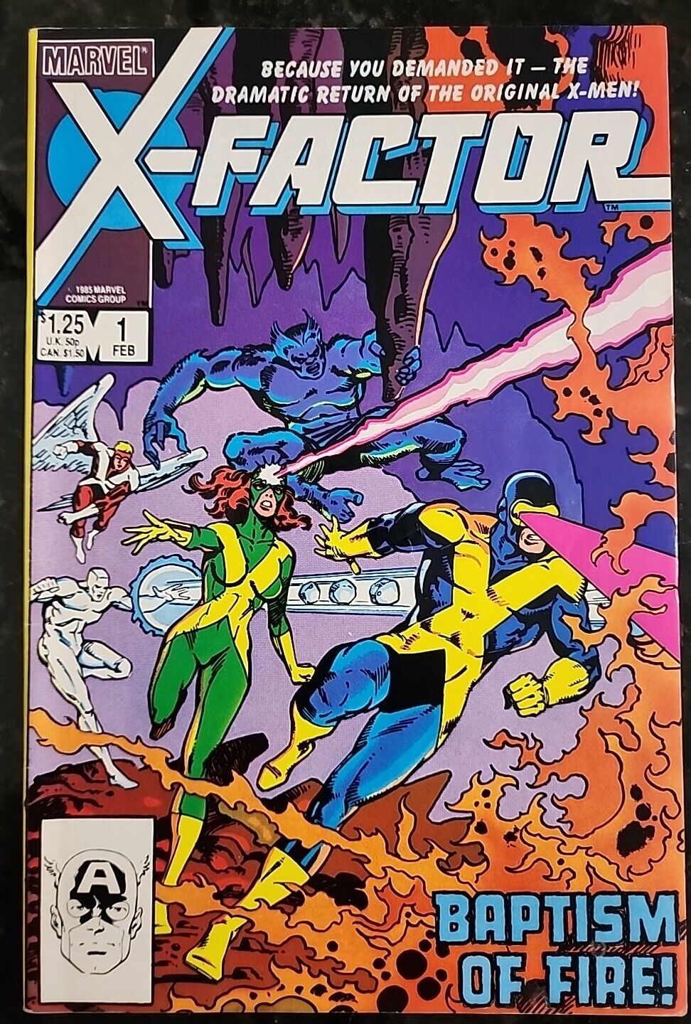X-Factor #1 #2 #4 #5 (Marvel Comics, 1986) PLUS BONUS FREE COMIC