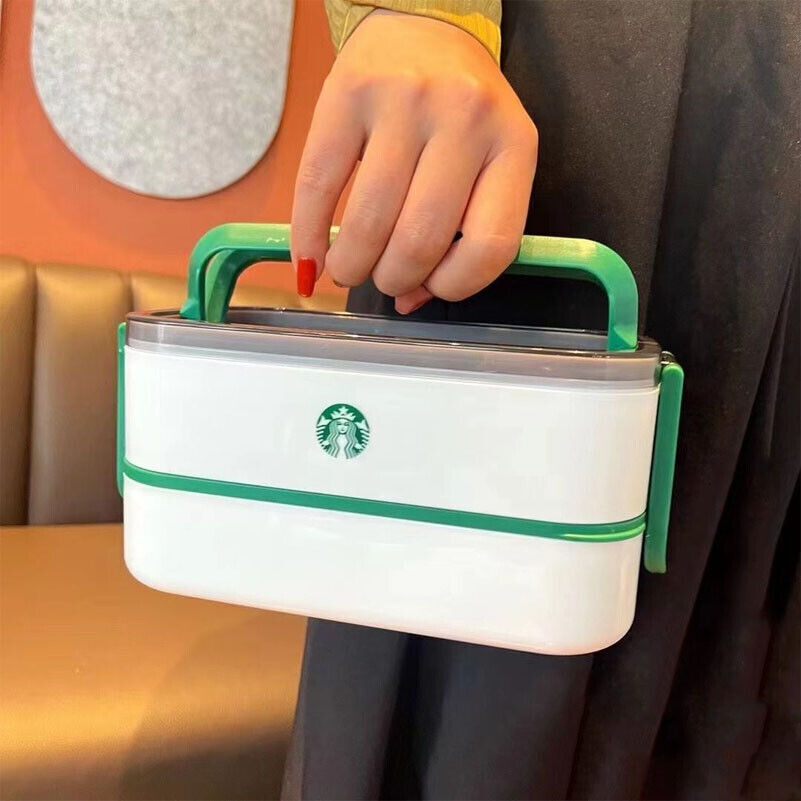 Starbucks Limited Edition Double Layer Insulated Large Capacity Lunch Box Gift