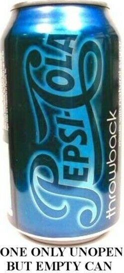 Vintage Pepsi Throwback USA 2009 EMPTY UNOPEN 12oz 355ml America Limited Edition
