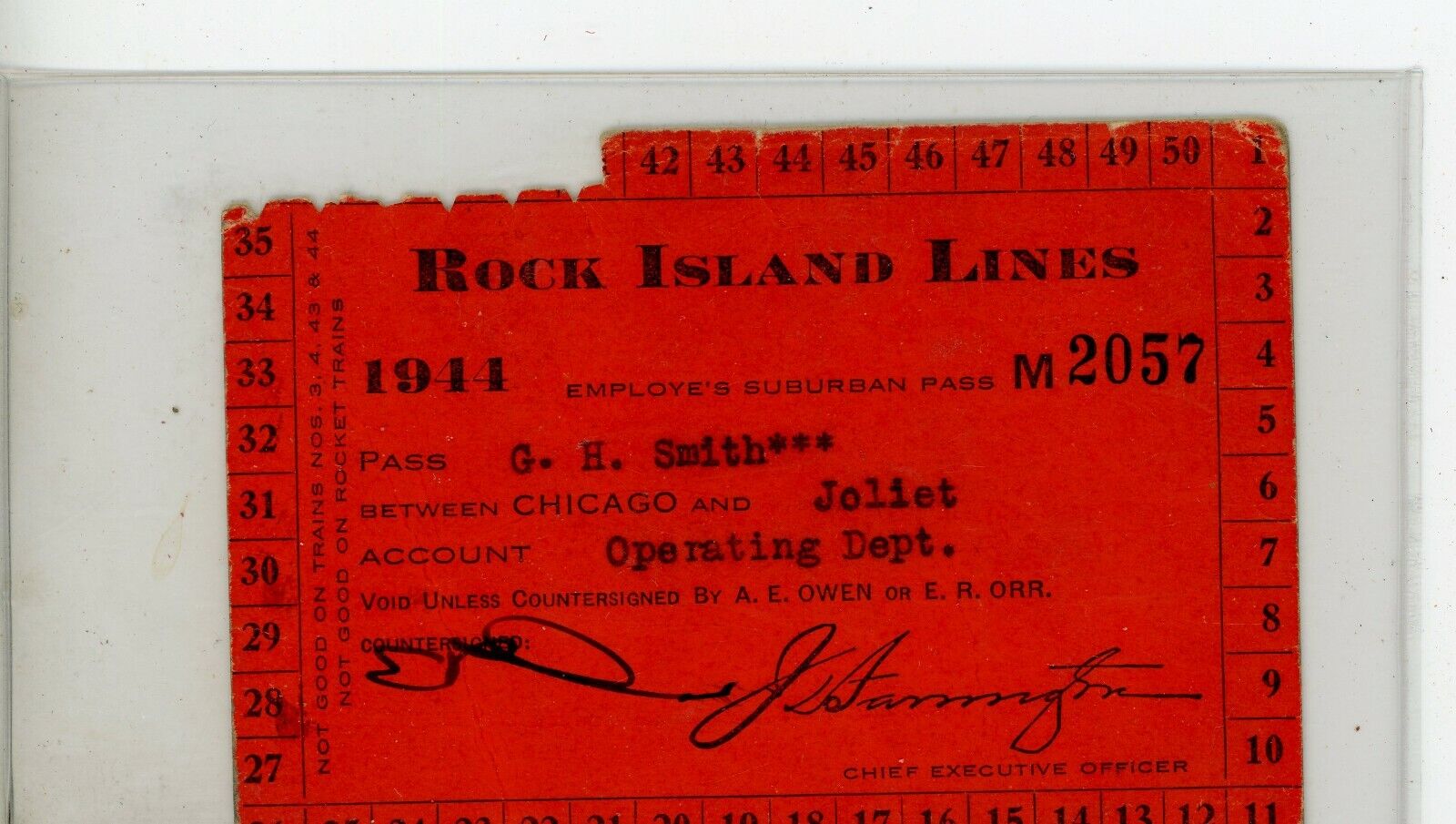 1944 ROck Island Lines Pass 10