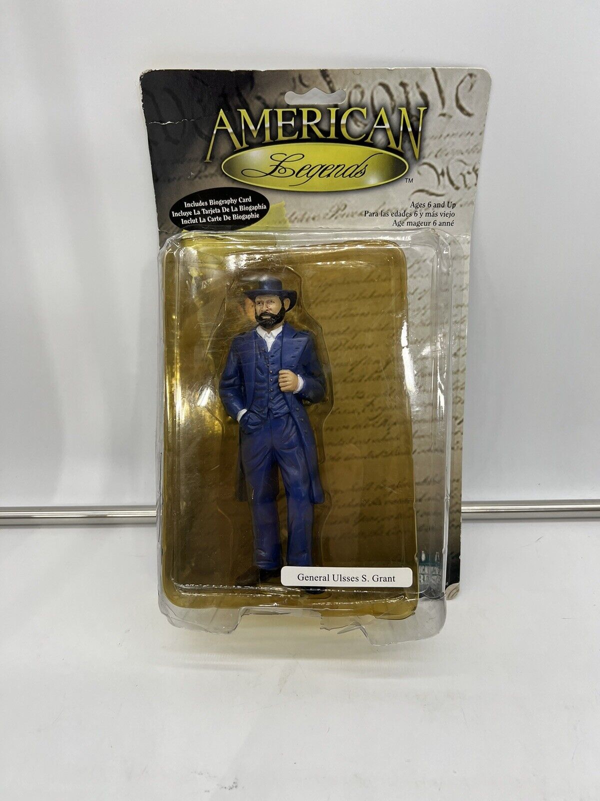 General Ulysses S. Grant Parris Figurine Toy Action Figure 2000 Civil War Read