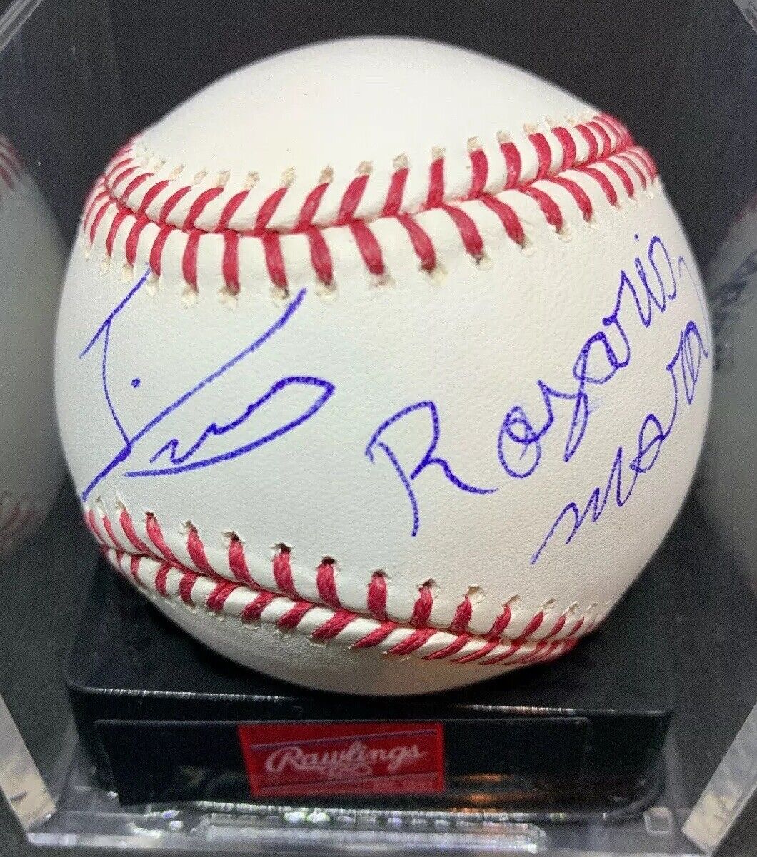 Jeisson Rosario Signed Baseball FULL NAME San Diego Padres Very Rare Romlb 