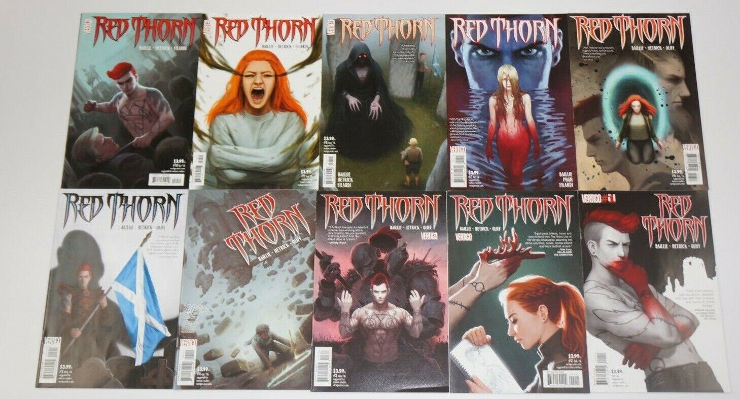 Red Thorn #1-13 VF/NM complete series - optioned for TV - DC Vertigo horror set
