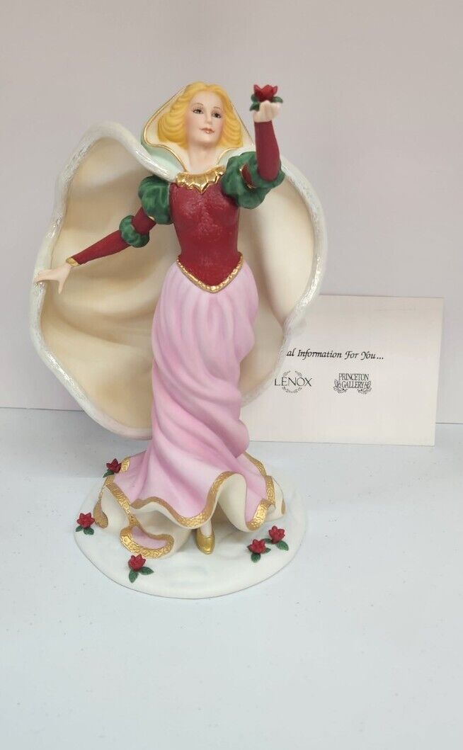 Vintage Lenox 1996 Christmas Princess Marielle Figurine Rare MIB w/COA BOXED