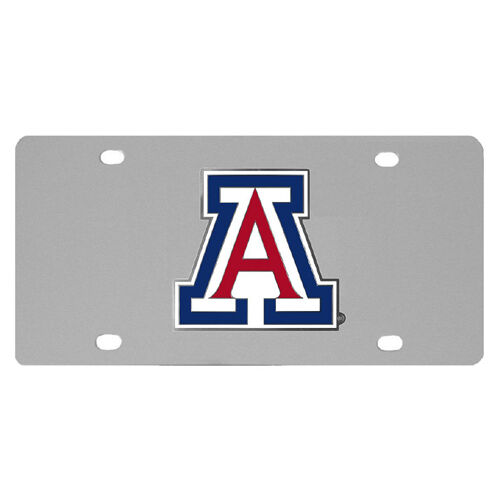 arizona wildcats college football steel car tag license plate 