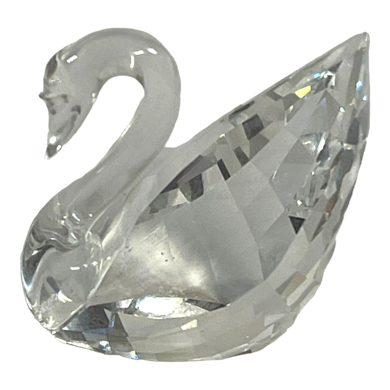 Swarovski Crystal Collection - Swan Figurine 1.5” Miniature Vintage X Small