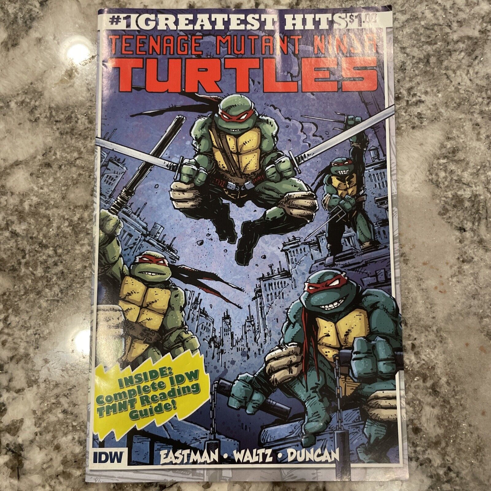 TMNT Teenage Mutant Ninja Turtles GREATEST HITS Feb. 1 2016 Comic Book IDW