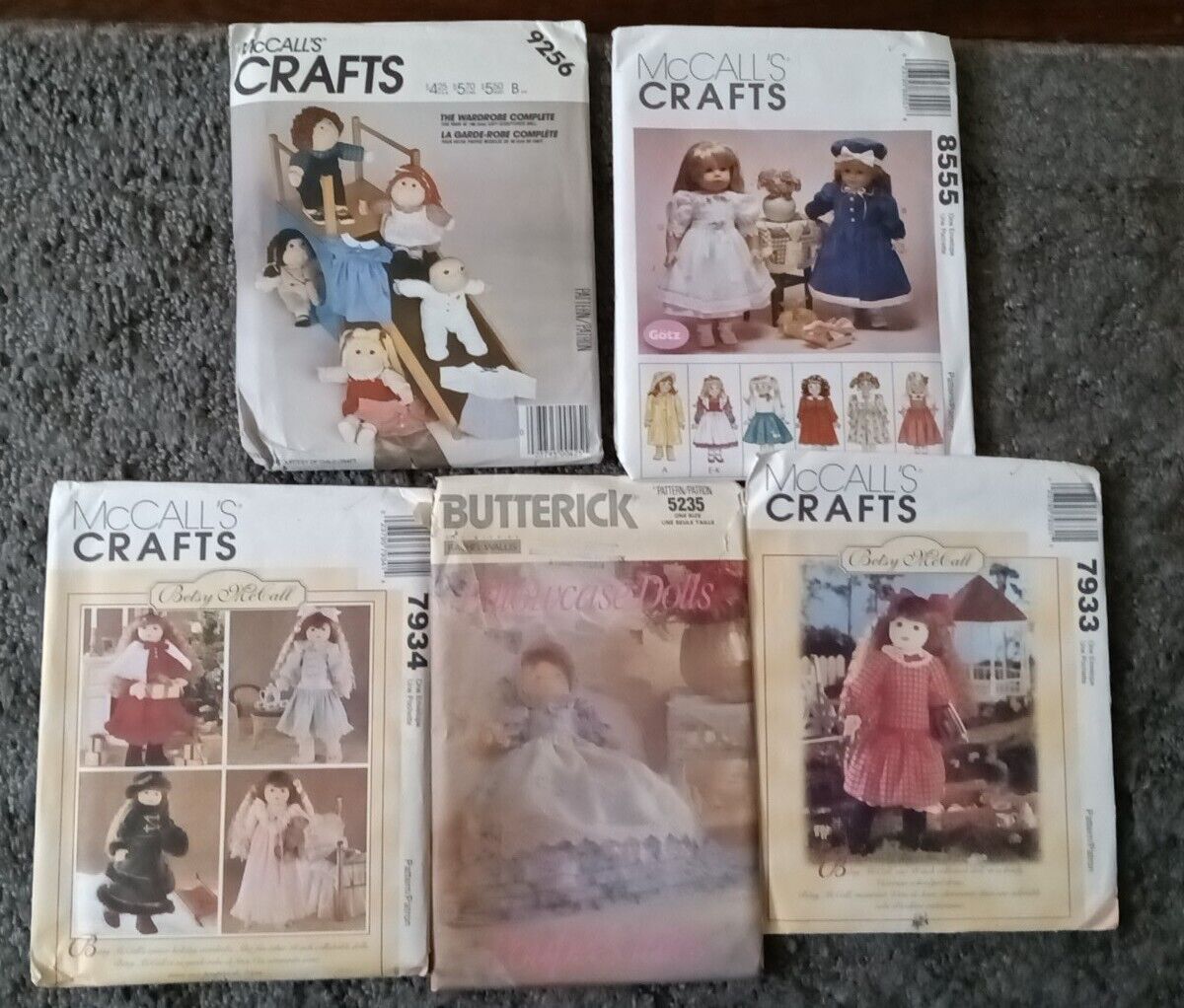 DOLL & DOLL CLOTHES PATTERNS -UNCUT