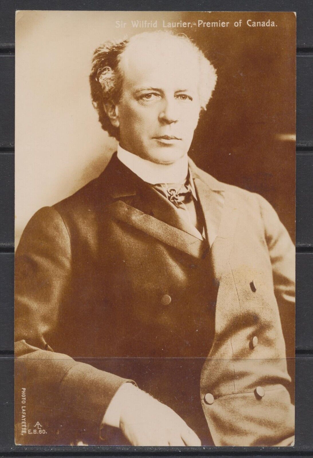 1900s/UK ~ Sir Wilfrid Laurier ~ Premier of Canada ~ RPPC ~ Published in London
