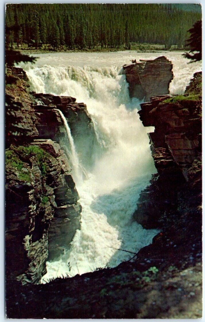 Postcard - Athabasca Falls, Jasper National Park - Canada