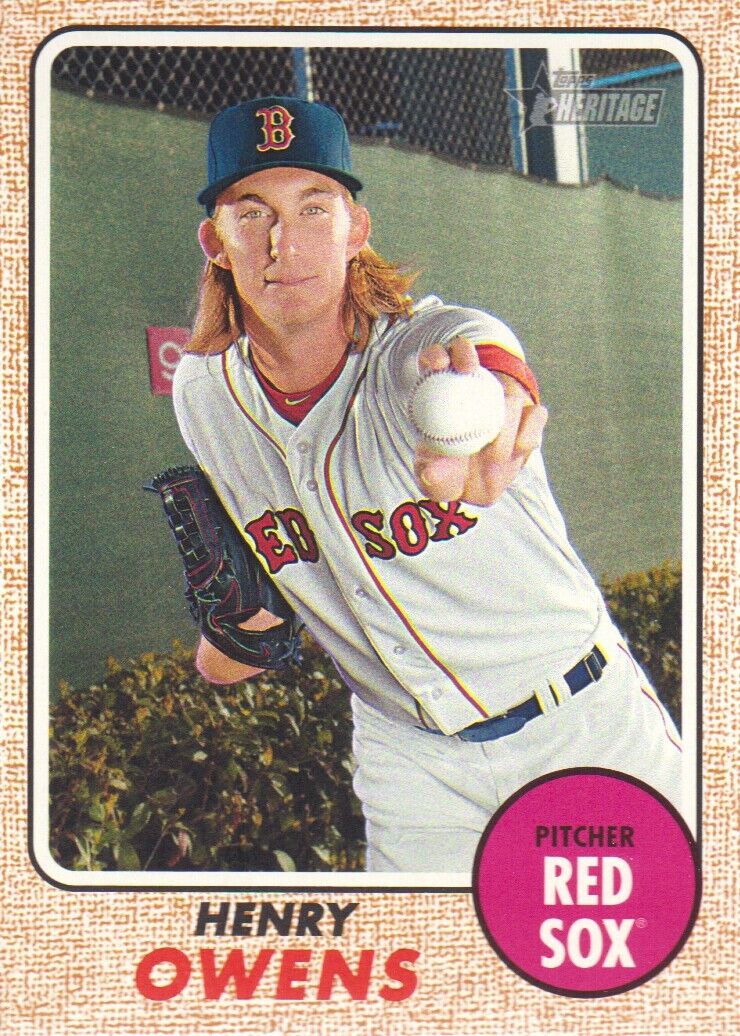 2017 Topps Heritage #186 Henry Owens Boston Red Sox