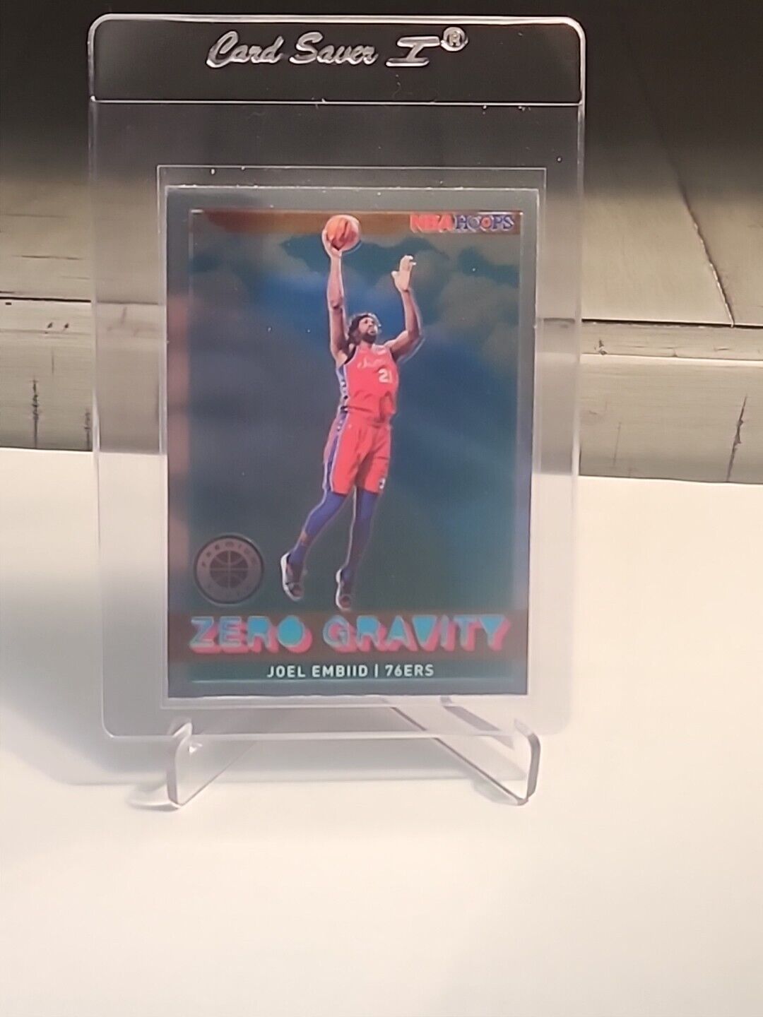 2019-20 Panini NBA Hoops Premium Stock - Zero Gravity #19 Joel Embiid