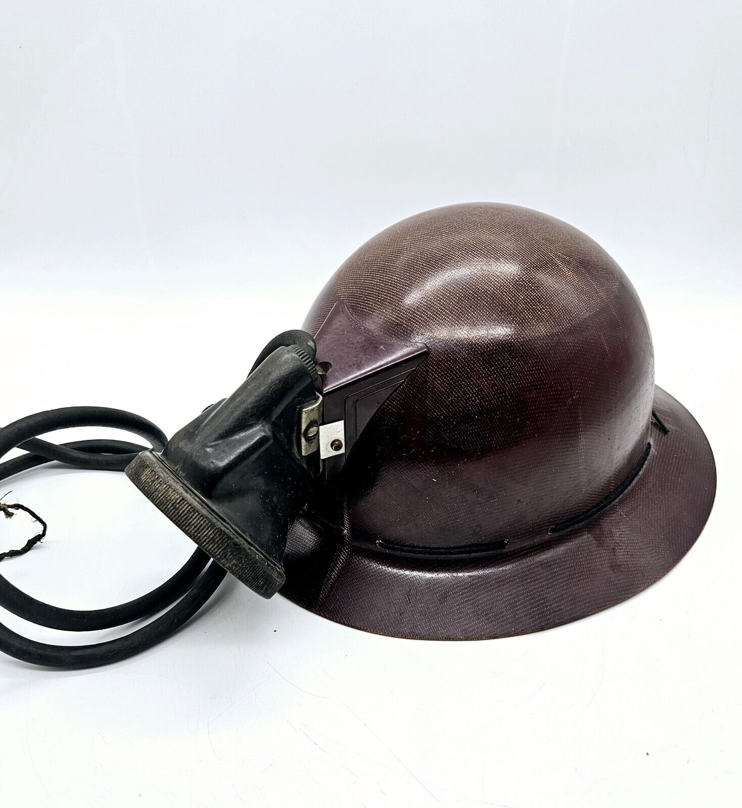MSA Skullgard Full Brim Hard Hat Type K Miner Mining Helmet with Light