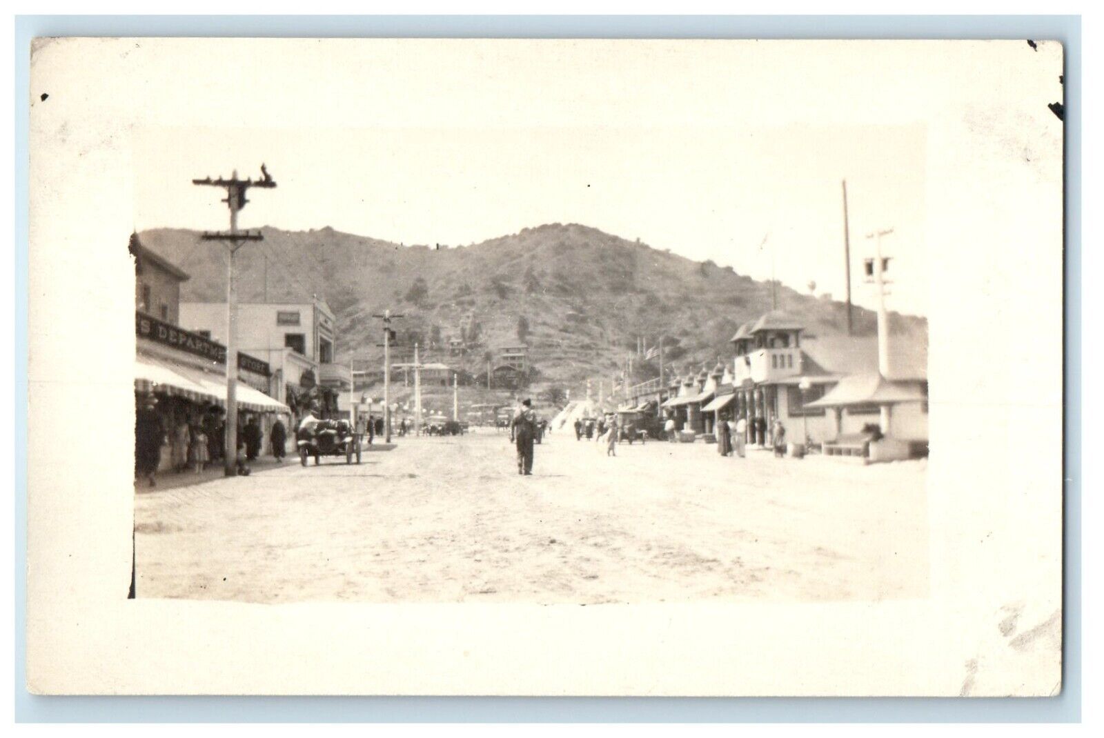 c1910\'s Western US Main Street Department Store RPPC Photo Antique Postcard