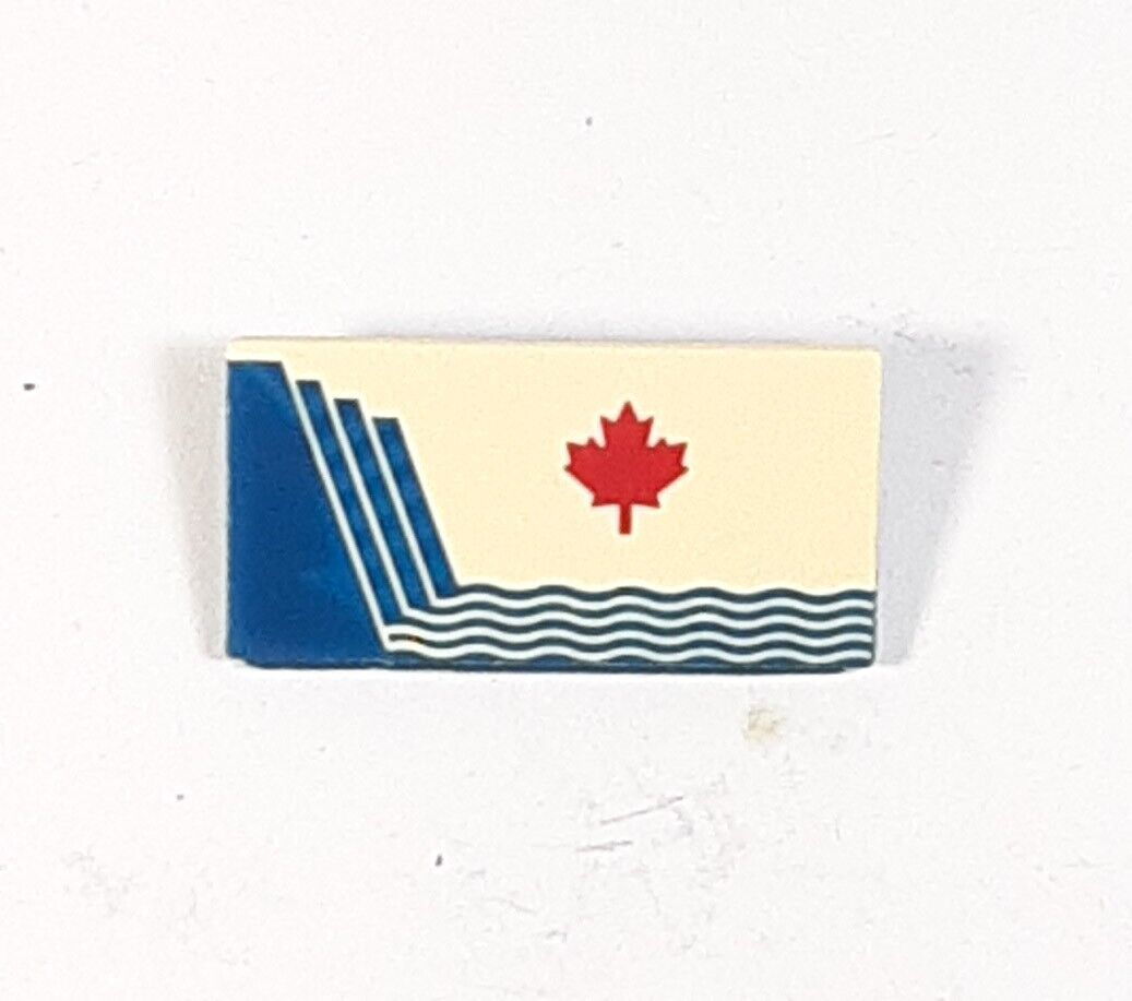 VTG Flag of former city of Scarborough Canada Lapel Hat Pin Toronto Ontario 