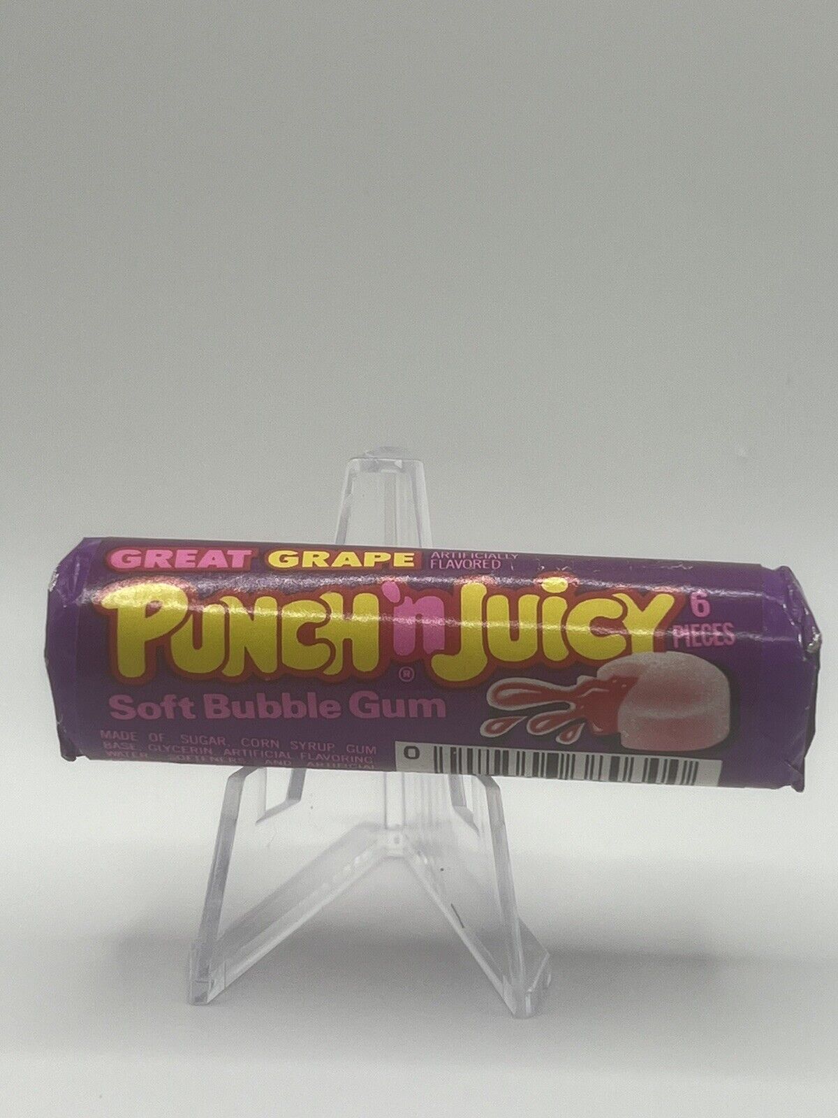Vintage Punch’n Juicy Soft Bubble Gum Sealed Unbelievably Rare