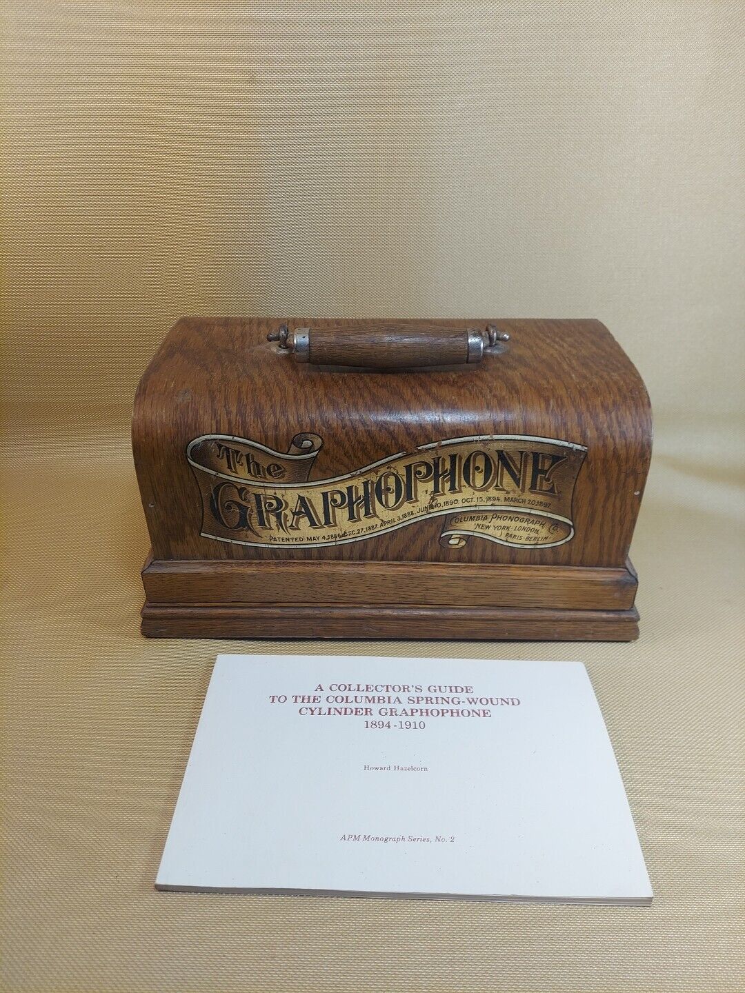 The Graphophone Phonograph Model Type B Pat MAR 1897 Paris Expo 