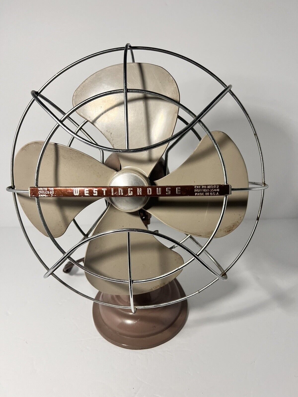 Vintage Westinghouse Table Fan 10-LD2 Fan 10