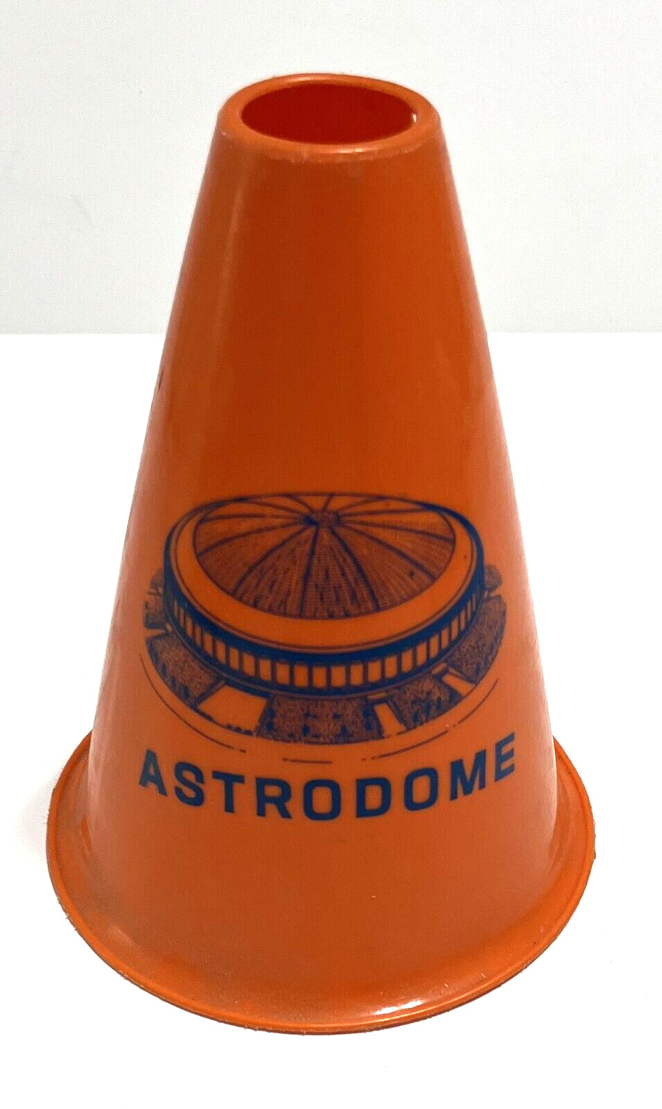 ASTRODOME Houston Texas Vintage Decor Orange Mini Parking Lot Cone 7 in x 5 in