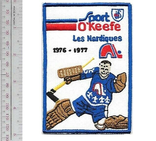 WHA Beer Quebec Nordiques & O\'Keefe Beer 1976 - 77 Coloseum Promo Patch