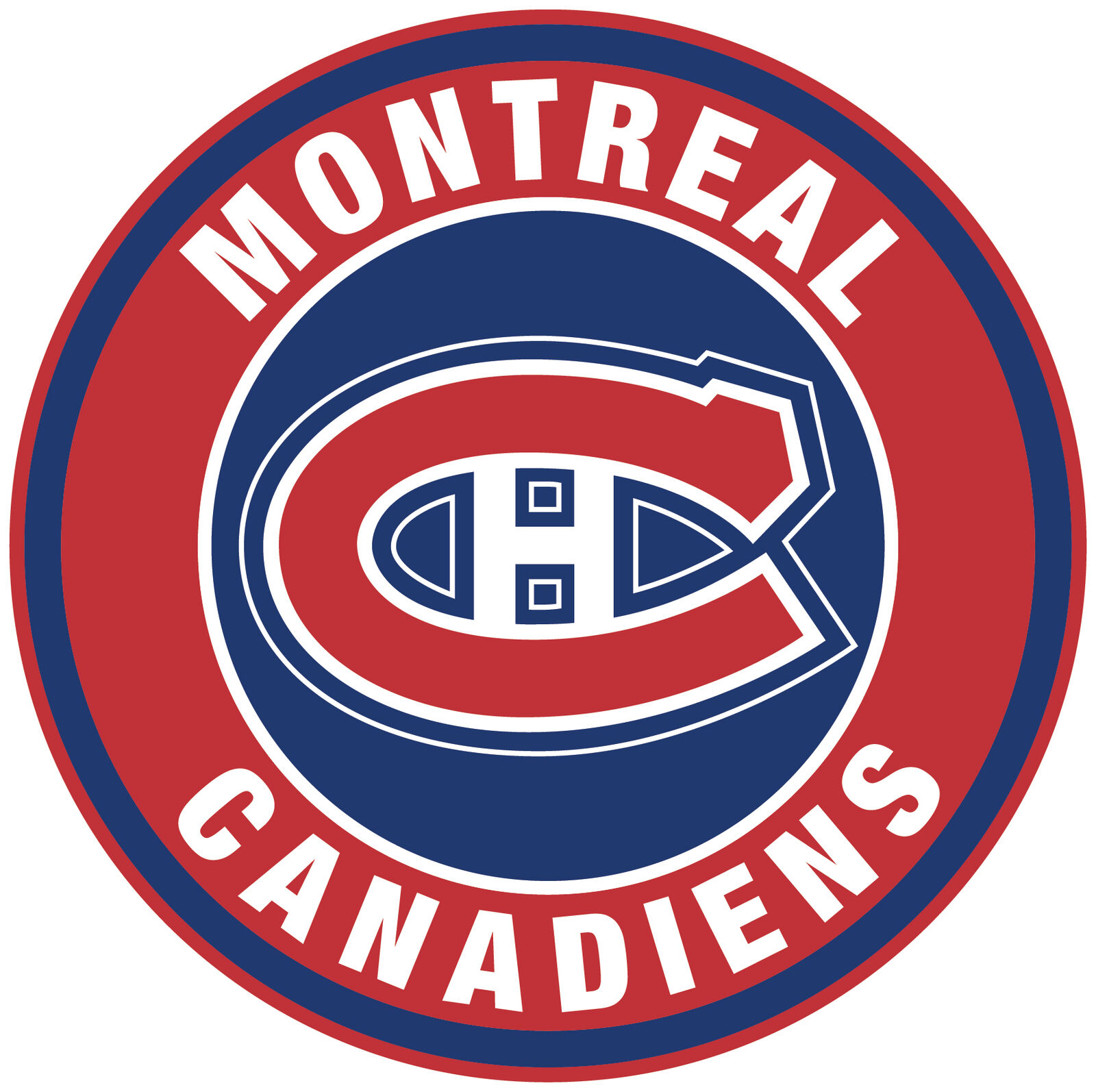 Montreal Canadiens Circle Sticker / Vinyl Decal 10 Sizes TRACKING