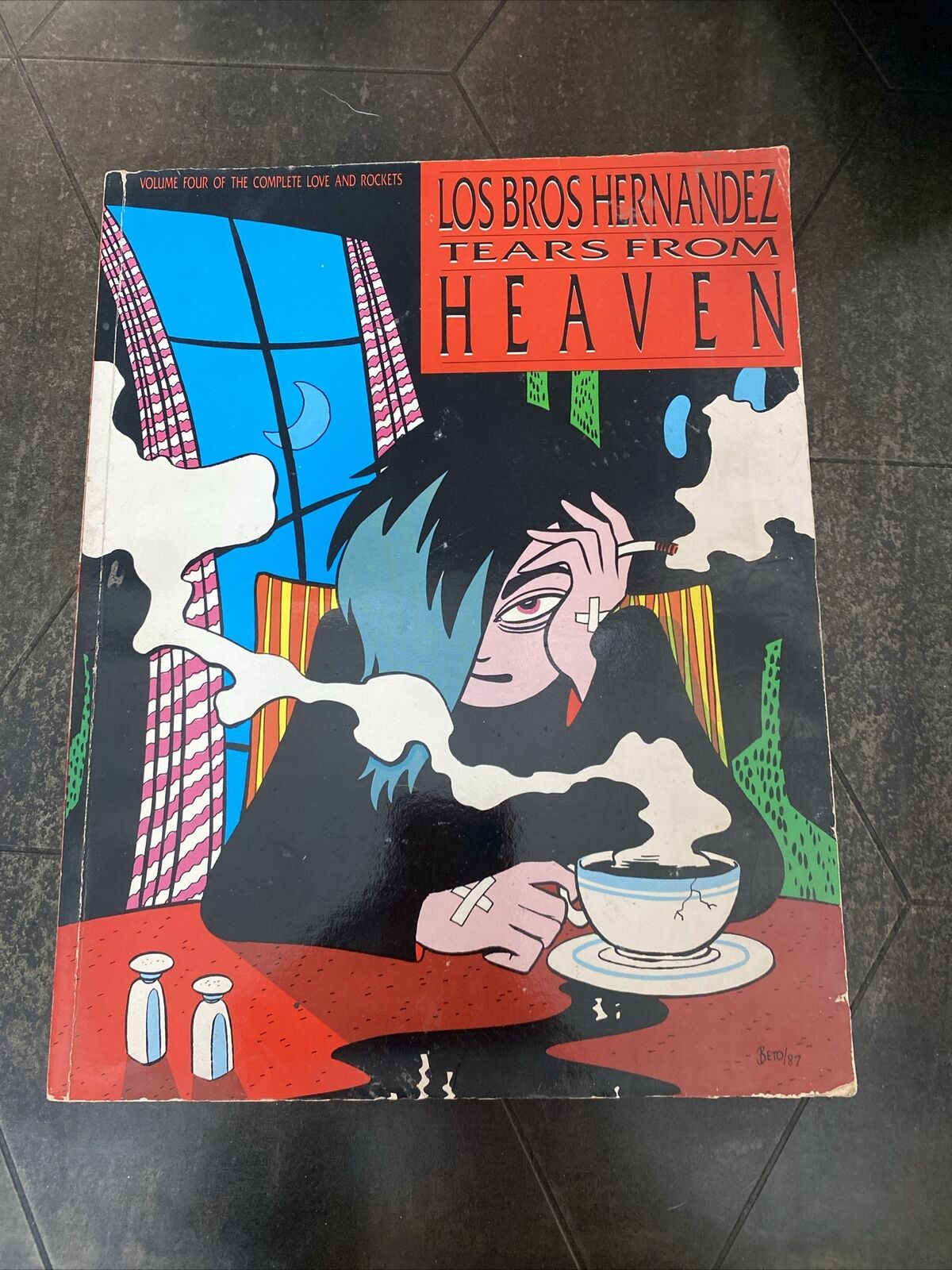 LOVE &  ROCKETS Book 4: Tears From Heaven- Jamie & Gilbert Hernandez \'88 1st Ed.