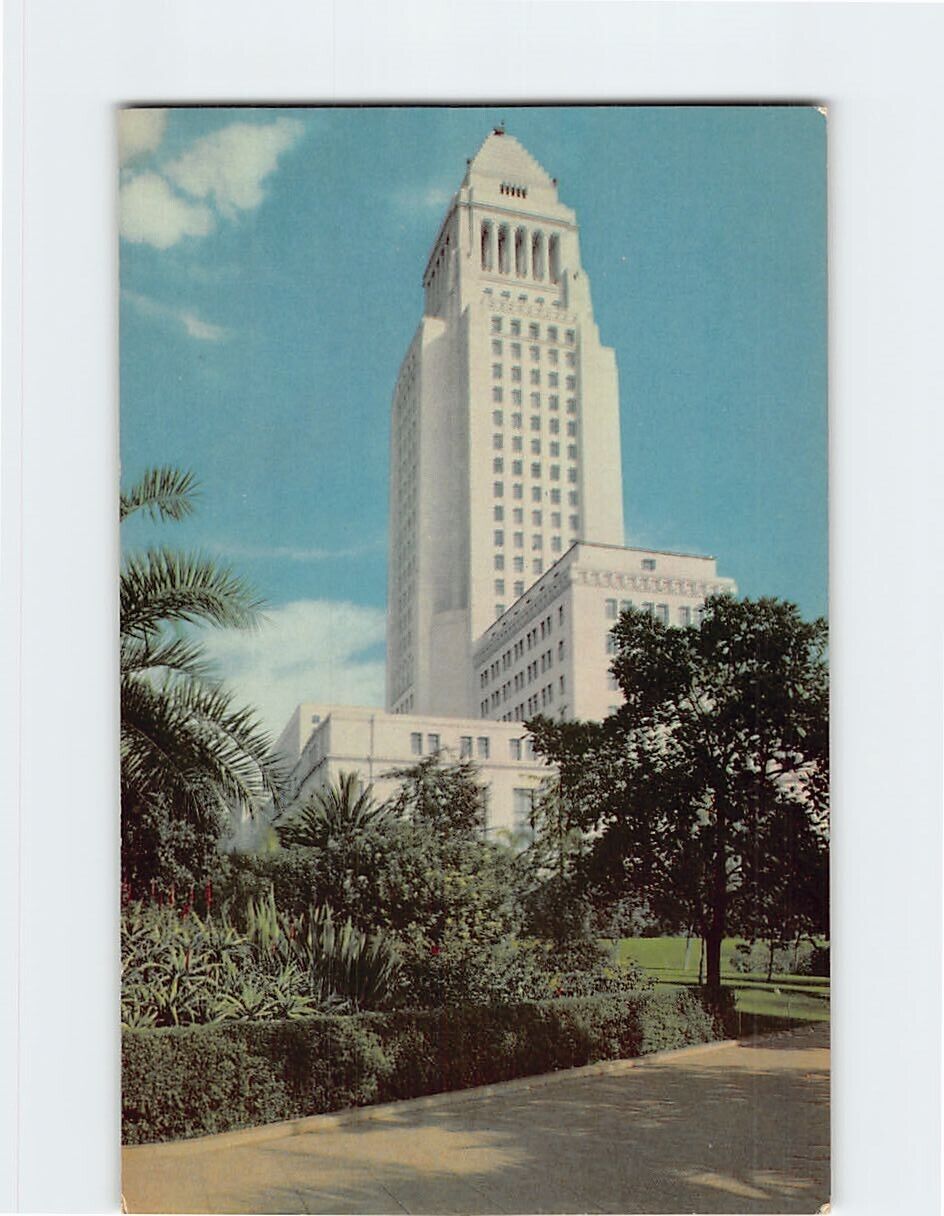Postcard Los Angeles City Hall Los Angeles California USA