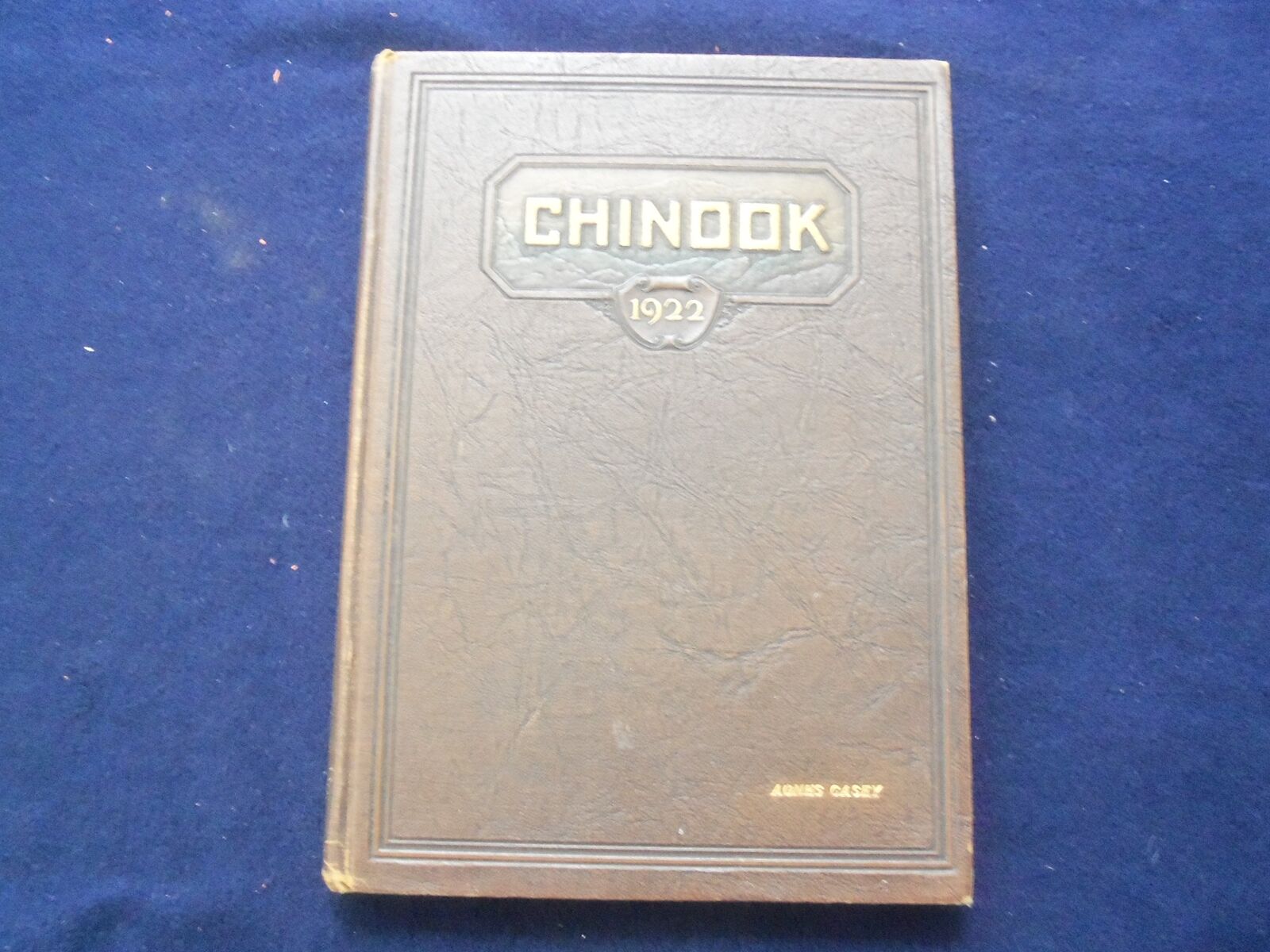 1922 THE CHINOOK MONTANA STATE NORMAL COLLEGE YEARBOOK - DILLON, MT - YB 3129