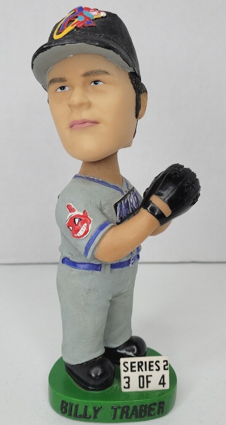 Billy Traber #35 Series 2 Bobble Head 3 Of 4 Akron Aeros Cleveland Indians Wahoo