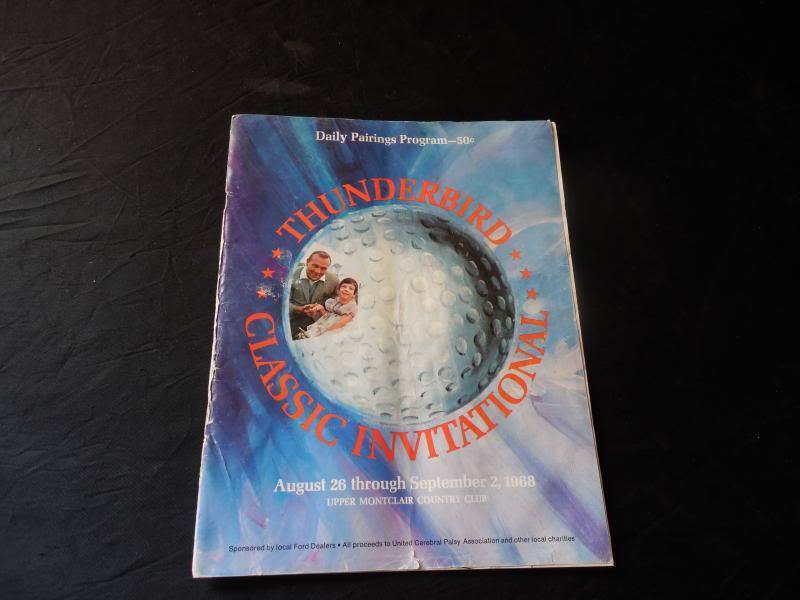 1968 Thunderbird Classic Golf Program SIGNED Lee Elder Bob Murphy Lloyd Monroe +