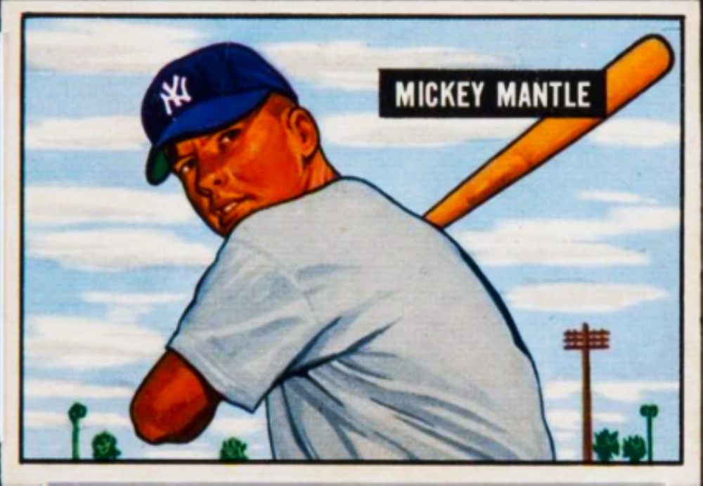 MICKEY MANTLE 1951 BOWMAN RC Photo Magnet @ 3