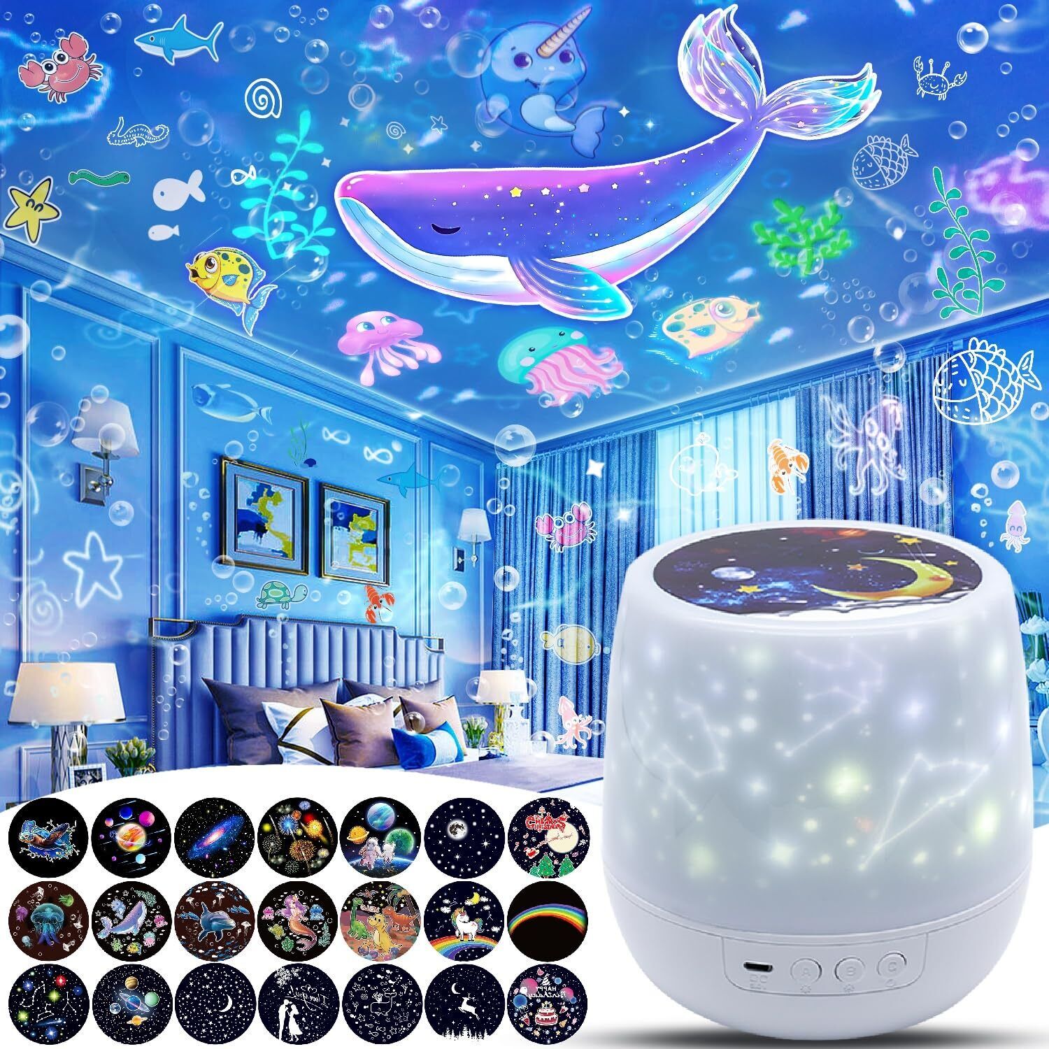 21 Types of Projection Film Planetarium Home Use Children Popular Authentic Whal