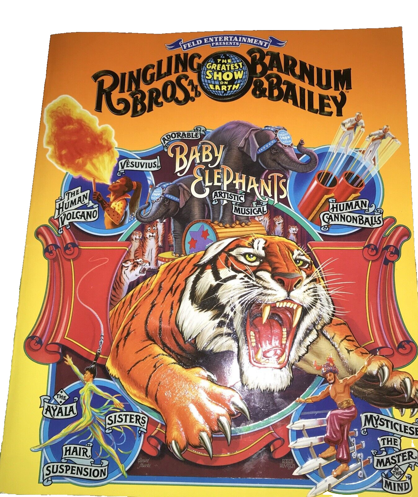 1999 Ringling Brothers Barnum & Bailey Circus  Souvenir Program Signed