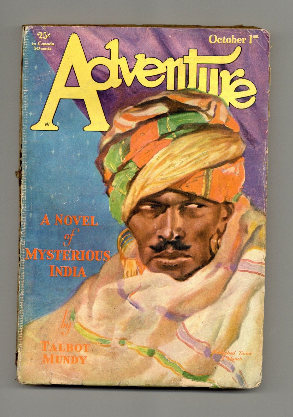 Adventure Pulp/Magazine Oct 1 1929 Vol. 72 #2 GD