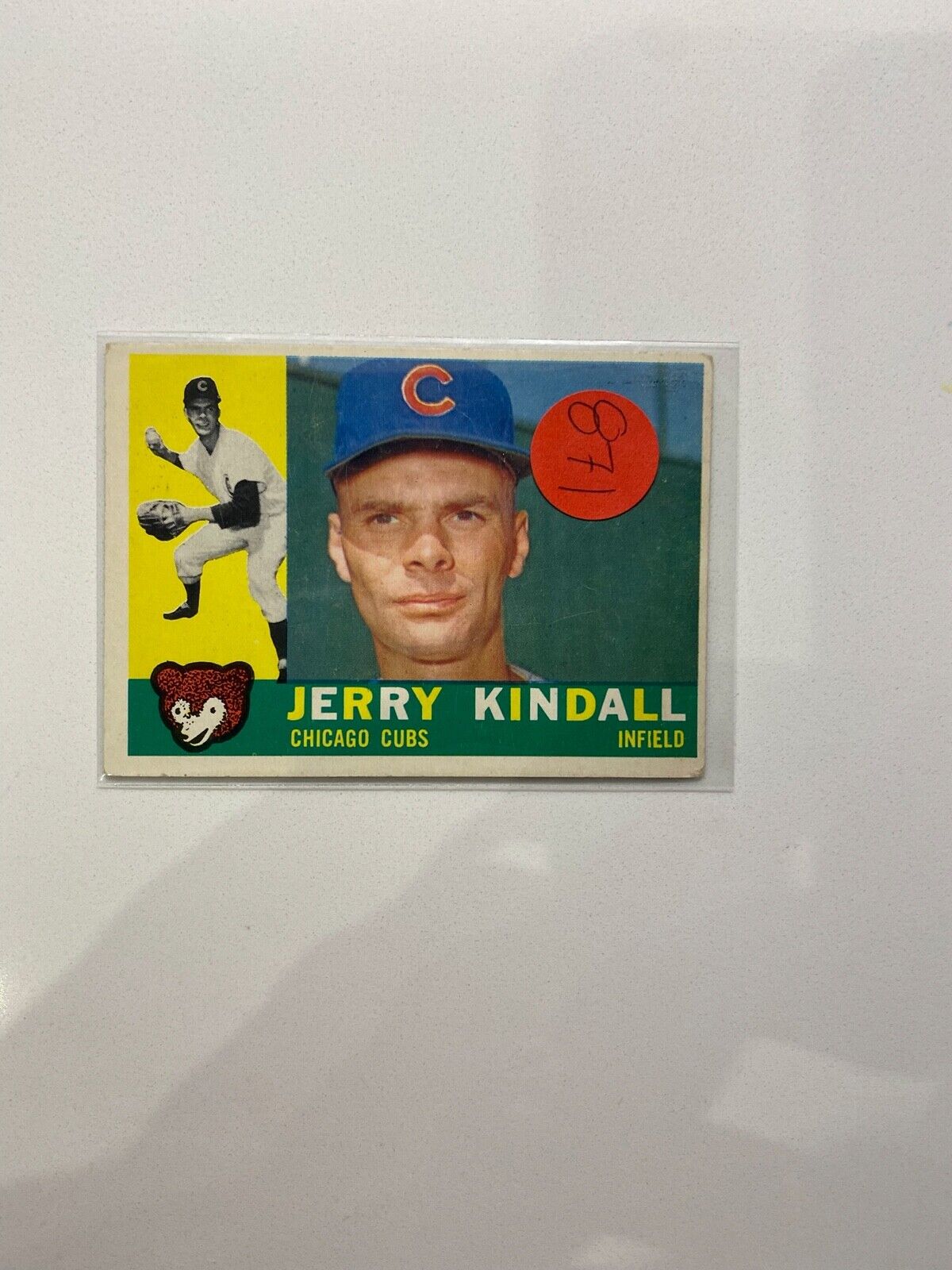 1960 Topps Baseball Jerry Kindall #444